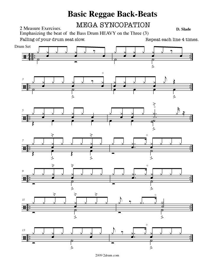 drum lesson rock back beats